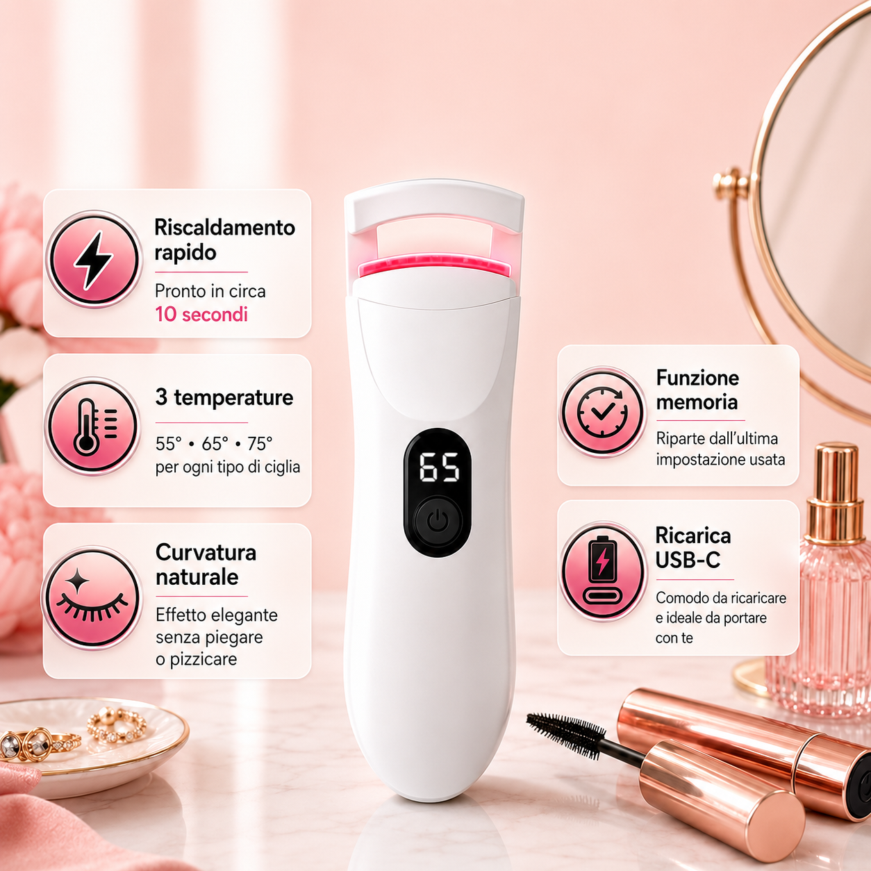 NUN™ Lash Lift - Piegaciglia Elettrico Riscaldato